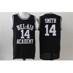 Men Bel Air Academy 14 Will Smith Black Stitched Movie Jersey