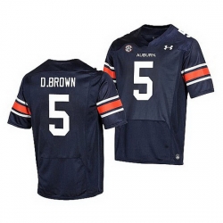 Auburn Tigers Derrick Brown Navy Premier Men'S Jersey