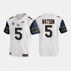 California Golden Bears Tre Watson College Football White Jersey