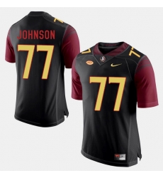 Florida State Seminoles Roderick Johnson College Football Black Jersey