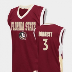 Men Florida State Seminoles Trent Forrest Red Fadeaway College Basketball Jersey