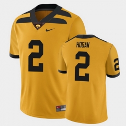 Men Iowa Hawkeyes Deuce Hogan College Football Gold Alternate Game Jersey