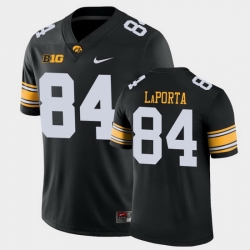 Men Iowa Hawkeyes Sam Laporta Game Black College Football Jersey