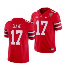 Ohio State Buckeyes Chris Olave Scarlet 2021 Sugar Bowl College Football Jersey