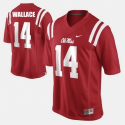 Men Ole Miss Rebels Bo Wallace College Football Red Jersey