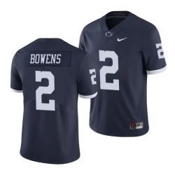 penn state nittany lions micah bowens navy limited men's jersey