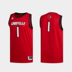 Men Louisville Cardinals Red Swingman Basketball Jersey