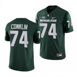 Michigan State Spartans Jack Conklin Green College Football Nfl Game Jersey