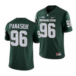 Michigan State Spartans Jacub Panasiuk Green College Football Game Jersey