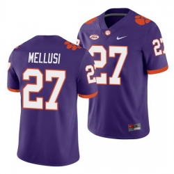 Clemson Tigers Chez Mellusi Purple College Football Men'S Jersey