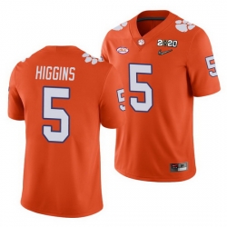 Clemson Tigers Tee Higgins Orange College Football Men'S Jersey