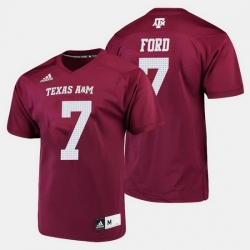 Men Texas A M Aggies Keith Ford College Football Maroon Jersey