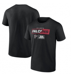 Men Atlanta Falcons Black X Bud Light T Shirt