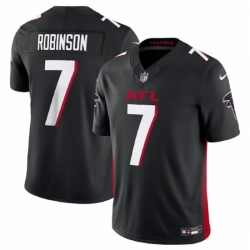 Toddler Atlanta Falcons 7 Bijan Robinson Black 2023 F U S E Vapor Untouchable Limited Stitched Football Jersey