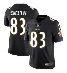 Nike Ravens 83 Willie Snead IV Black Vapor Untouchable Limited Jersey