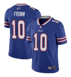 Men Buffalo Bills 10 Jake Fromm Blue Limited Vapor Limited Untouchable Jersey