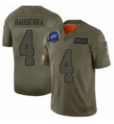 Men Buffalo Bills 4 Stephen Hauschka Limited Camo 2019 Salute to Service Football Jersey