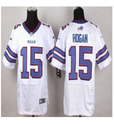 New Buffalo Bills #15 Chris Hogan White Men Stitched NFL New Elite Jersey