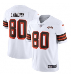 Cleveland Browns 80 Jarvis Landry Nike 1946 Collection Alternate Vapor Limited NFL Jersey  White