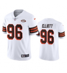 Cleveland Browns 96 Jordan Elliott Nike 1946 Collection Alternate Vapor Limited NFL Jersey  White