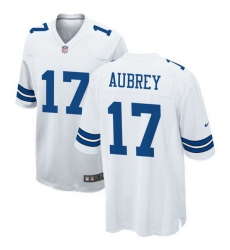 Men  Dallas Cowboys 17 Brandon Aubrey Limited white Vapor Untouchable Jersey