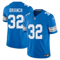 Youth Detroit Lions 32 Brian Branch Blue 2023 F U S E Vapor Untouchable Limited Stitched Jersey