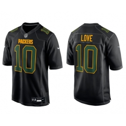 Men’s Jordan Love Green Bay Packers Nike Fashion Game Player Jersey Black