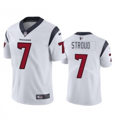 Men Houston Texans 7 C J Stroud White Vapor Untouchable Stitched Football Jersey