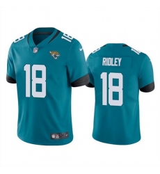 Men Jacksonville Jaguars 18 Calvin Ridley Teal Vapor Untouchable Limited Stitched Jersey