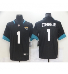 Men's Jacksonville Jaguars #1 Travis Etienne Jr. Black Nike 2021 Alternate Limited Jersey