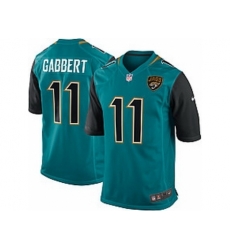 Nike Jacksonville Jaguars 11 Blaine Gabbert Green Game New NFL Jersey