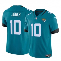 Youth Jacksonville Jaguars 10 Mac Jones Teal 2023 F U S E Vapor Untouchable Limited Stitched Jersey