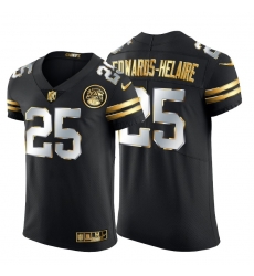 Kansas City Chiefs 25 Clyde Edwards Helaire Men Nike Black Edition Vapor Untouchable Elite NFL Jersey