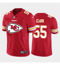 Nike Chiefs 55 Frank Clark Red Team Big Logo Vapor Untouchable Limited Jersey