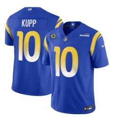 Men Los Angeles Rams 10 Cooper Kupp Royal 2024 F U S E With 4 Star C Patch Vapor Limited Stitched Jersey