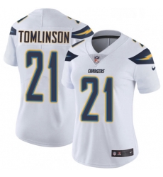 Womens Nike Los Angeles Chargers 21 LaDainian Tomlinson Elite White NFL Jersey