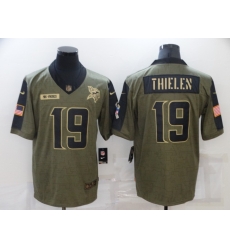 Men's Minnesota Vikings #19 Adam Thielen 2021 Salute To Service Limited Jersey