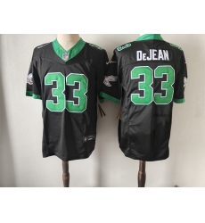 Men Philadelphia Eagles 33 Cooper DeJean Black Green Vapor Untouchable Limited Stitched Football Jersey