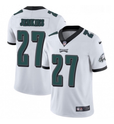 Mens Nike Philadelphia Eagles 27 Malcolm Jenkins White Vapor Untouchable Limited Player NFL Jersey