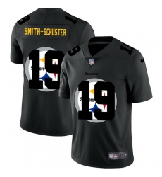 Pittsburgh Steelers 19 JuJu Smith Schuster Men Nike Team Logo Dual Overlap Limited NFL Jersey Black