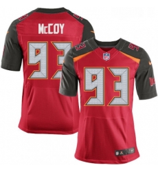 Mens Nike Tampa Bay Buccaneers 93 Gerald McCoy Elite Red Team Color NFL Jersey