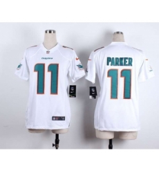 nike women nfl jerseys miami dolphins 11 parker white[nike][parker]