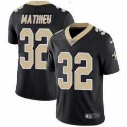 Youth New Orleans Saints 32 Tyrann Mathieu Black Vapor Untouchable Limited Stitched Jersey