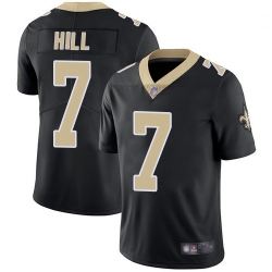 Youth Saints 7 Taysom Hill Black Team Color Stitched Football Vapor Untouchable Limited Jersey