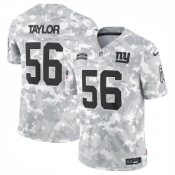 Men New York Giants 56 Lawrence Taylor 2024 Arctic Camo Salute To Service Limited Stitched Football Jersey