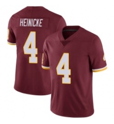 Men Washington 4 Taylor Heinicke Limited Burgundy Color Vapor Untouchable Jersey