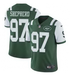 Nike Jets 97 Nathan Shepherd Green Vapor Untouchable Limited Jersey