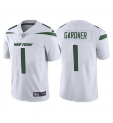 Nike New York Jets 1 Ahmad Gardner White 2022 NFL Draft Vapor Untouchable Limited Jersey