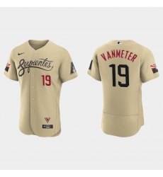 Arizona Diamondbacks 19 Josh Vanmeter Men Nike 2021 City Connect Authentic MLB Jersey Gold