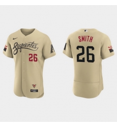 Arizona Diamondbacks 26 Pavin Smith Men Nike 2021 City Connect Authentic MLB Jersey Gold